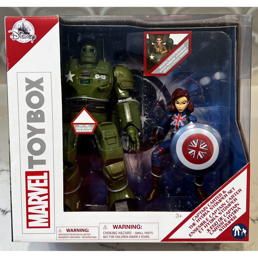 Marvel Toybox WHAT IF? Captain Carter & The Hydra Stomper Figure Set -NEW in BOX